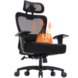 520lbs Big and Tall Office Chair | Heavy Duty Executive Office Chair with Adjustable