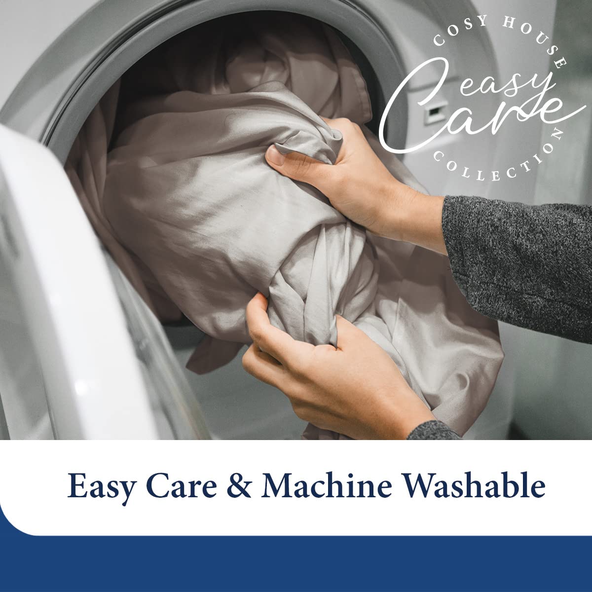 Cosy House Collection 100% Rayon Derived from Bamboo Bed Sheet Set - Cooling, Breathable, Silky Soft 3-Piece Deep Pocket Bedding Set (Twin, Royal Blue)