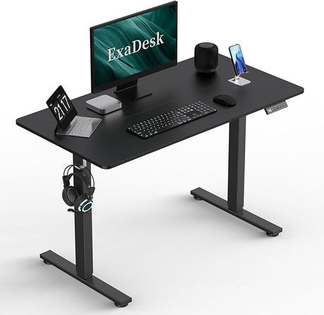 40 * 24 Inches Electric Standing Desk, Adjustable Height Sit Stand Up Desk with 3 Memory Presets