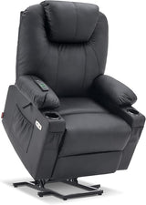 Large Power Lift Recliner Chair Sofa with Massage and Heat for Big and Tall Elderly People