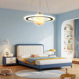 Kids Planet Glass Pendant Light - LED Dimmable Space Chandelier