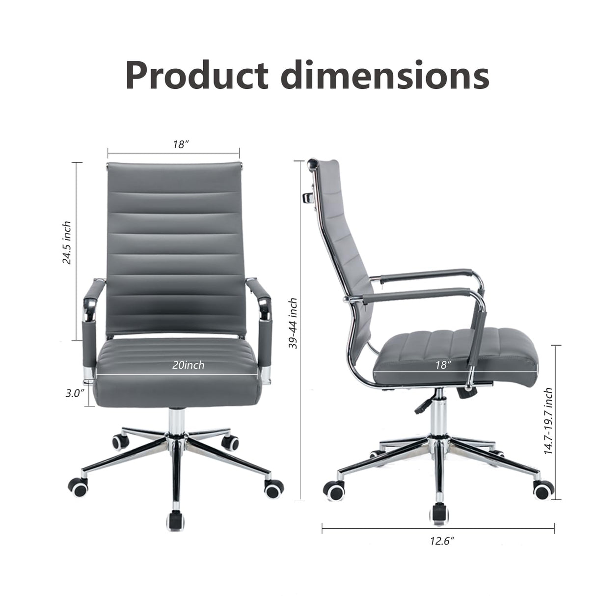 Office Desk Chair Modern, Conference Room Chairs with Wheels