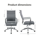 Office Desk Chair Modern, Conference Room Chairs with Wheels