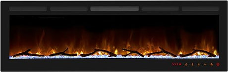 Recessed Fireplace Insert and Wall Mount Fireplace Heater