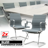 PU Leather Office Guest Chair for Waiting Room, Mid Back Chairs