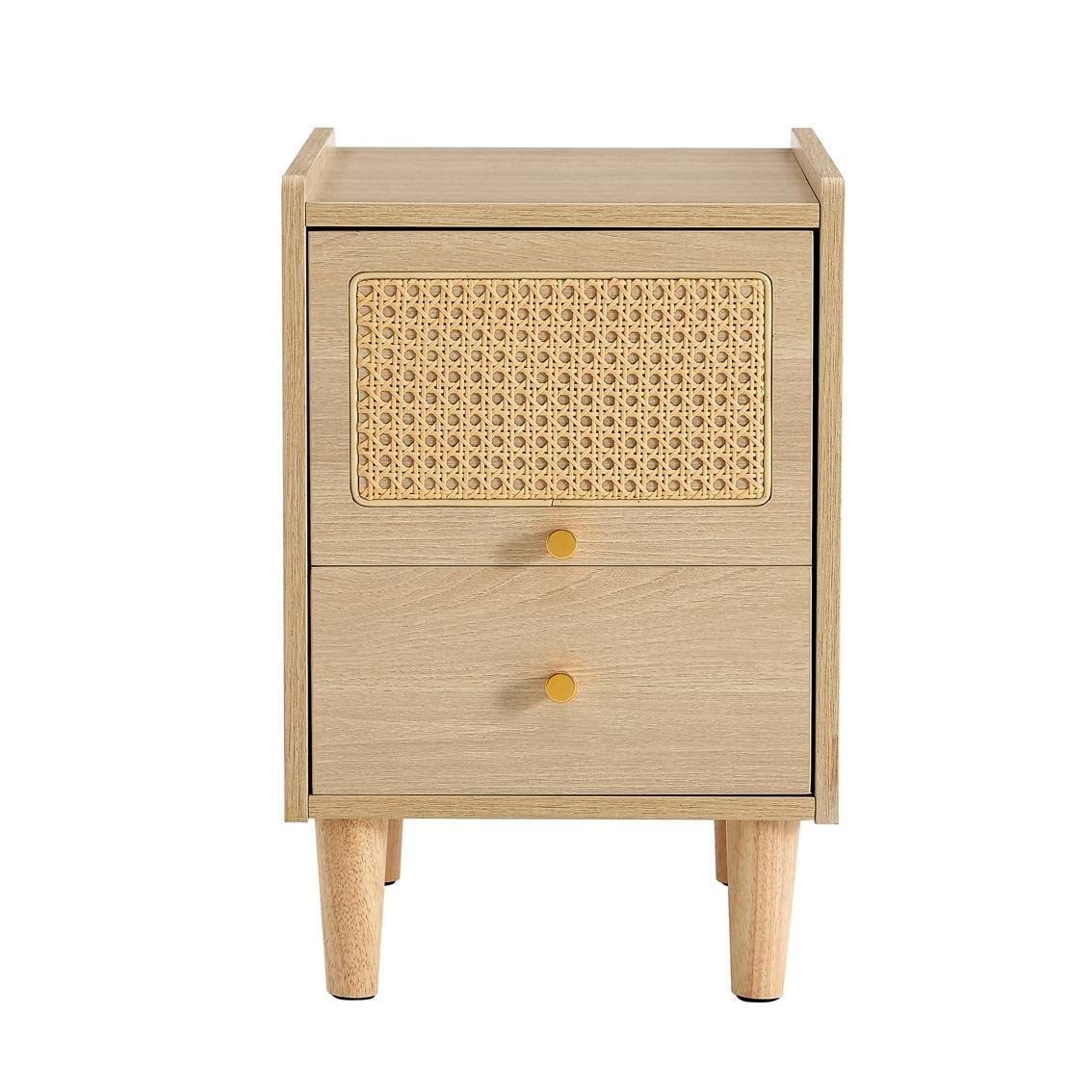 Modern Storage Cabinet Bedside Cabinet Nightstand Bedside Table 2 Drawers