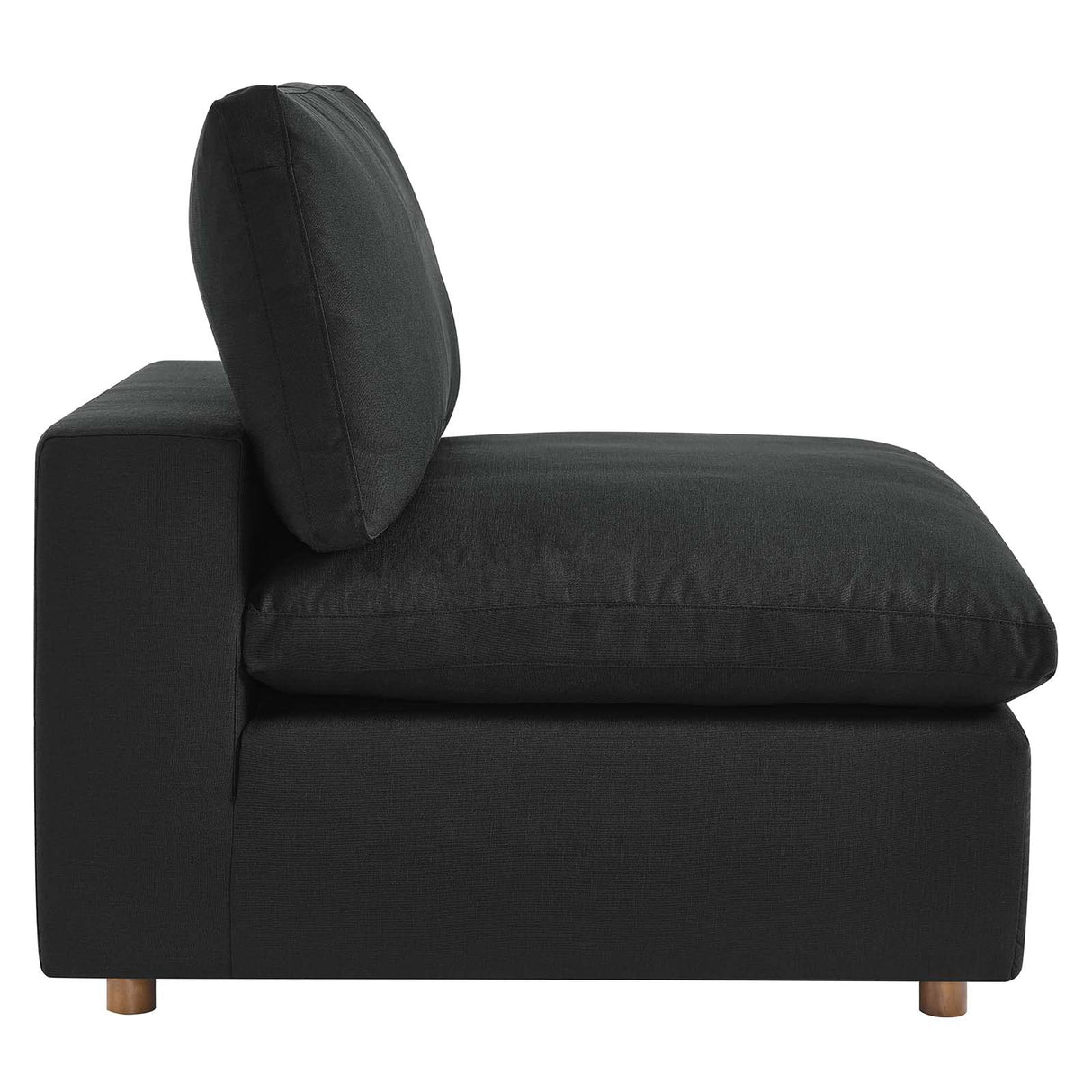 Commix Modular, Extra Large Sofa Sectional, Black Fabric