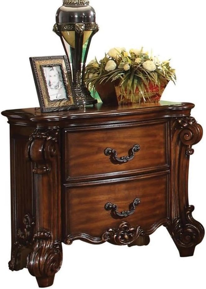 Vendome 2 Drawer Nightstand in Cherry