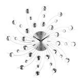 Modern 3D Crystal Wall Clock - Celebration Decorative Metal Wall Clock