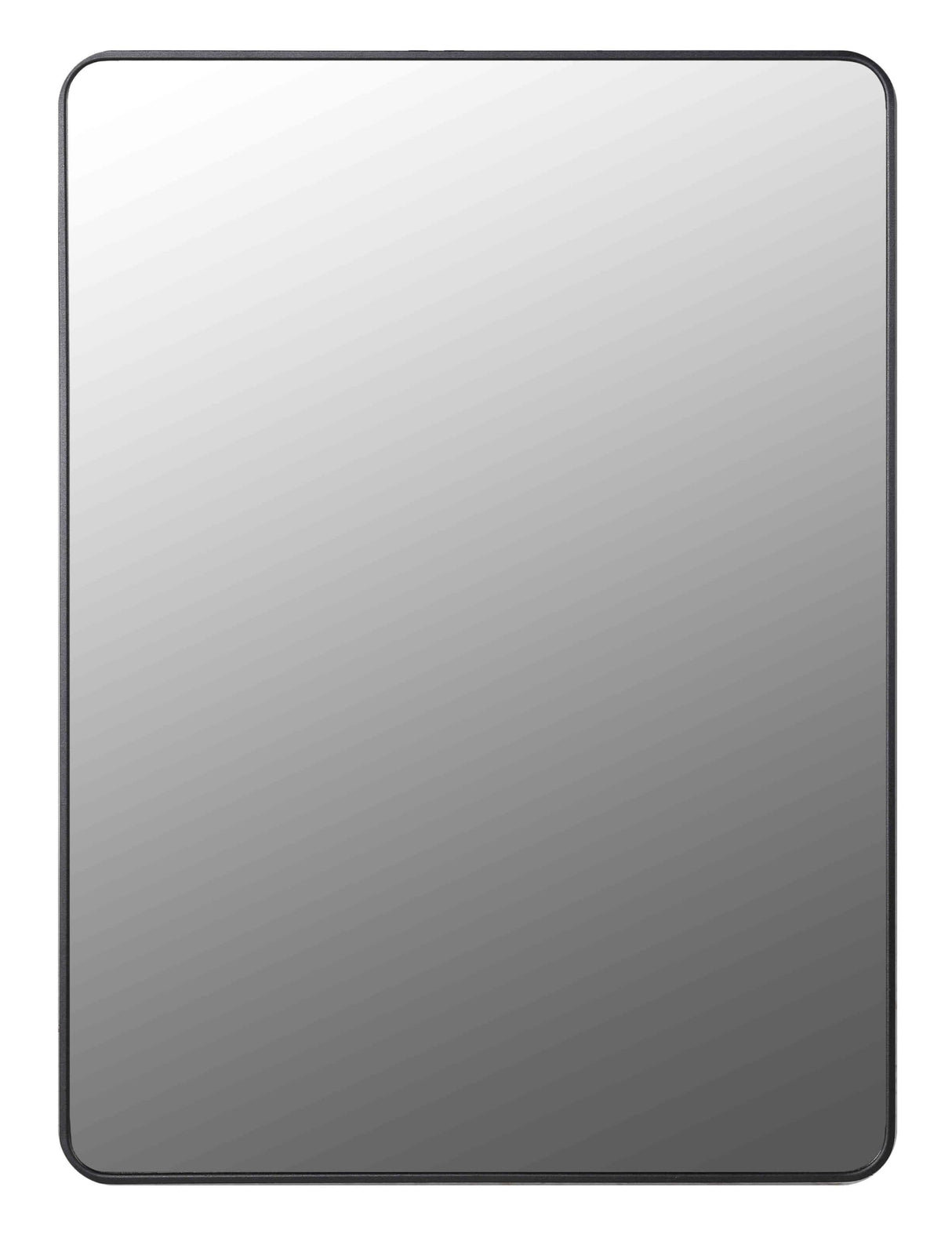 Elllen Mirror with Black Metal Frame, 22" x 30"