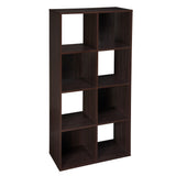 Cubeicals 8 Cube Storage Shelf Organizer Bookshelf Stackable, Vertical or Horizontal