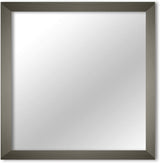 "Beckett Rectangular Grey Framed Mirror, 11"" x 14""" (MI-100_gr_11x14)