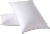 Down Pillow - 500 Thread Count 100% Cotton, Down, King Size, Extra Firm, Set of 2