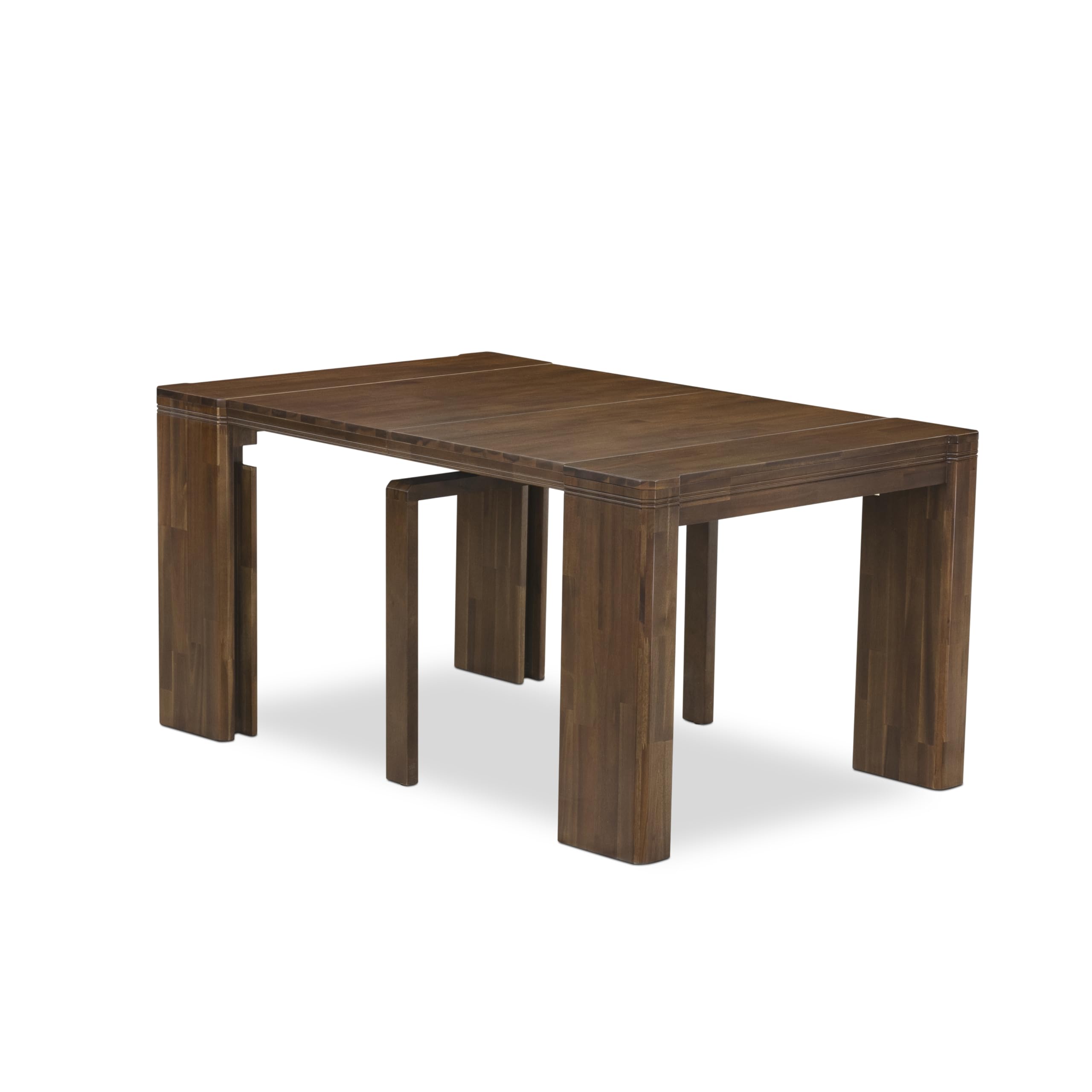 10-Piece Modern Dining Table Set with Coffee Table, Chairs & Bench