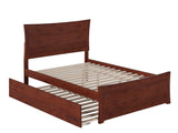 Metro Full Platform Bed with Matching Footboard and Turbo Charger with Twin Size Urban