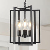 Black Farmhouse Modern Chandelier Light Fixture