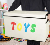 Toy Box Chest, Collapsible Sturdy Storage Bins with Lids, Extra Large Kids Toy Storage Organizer