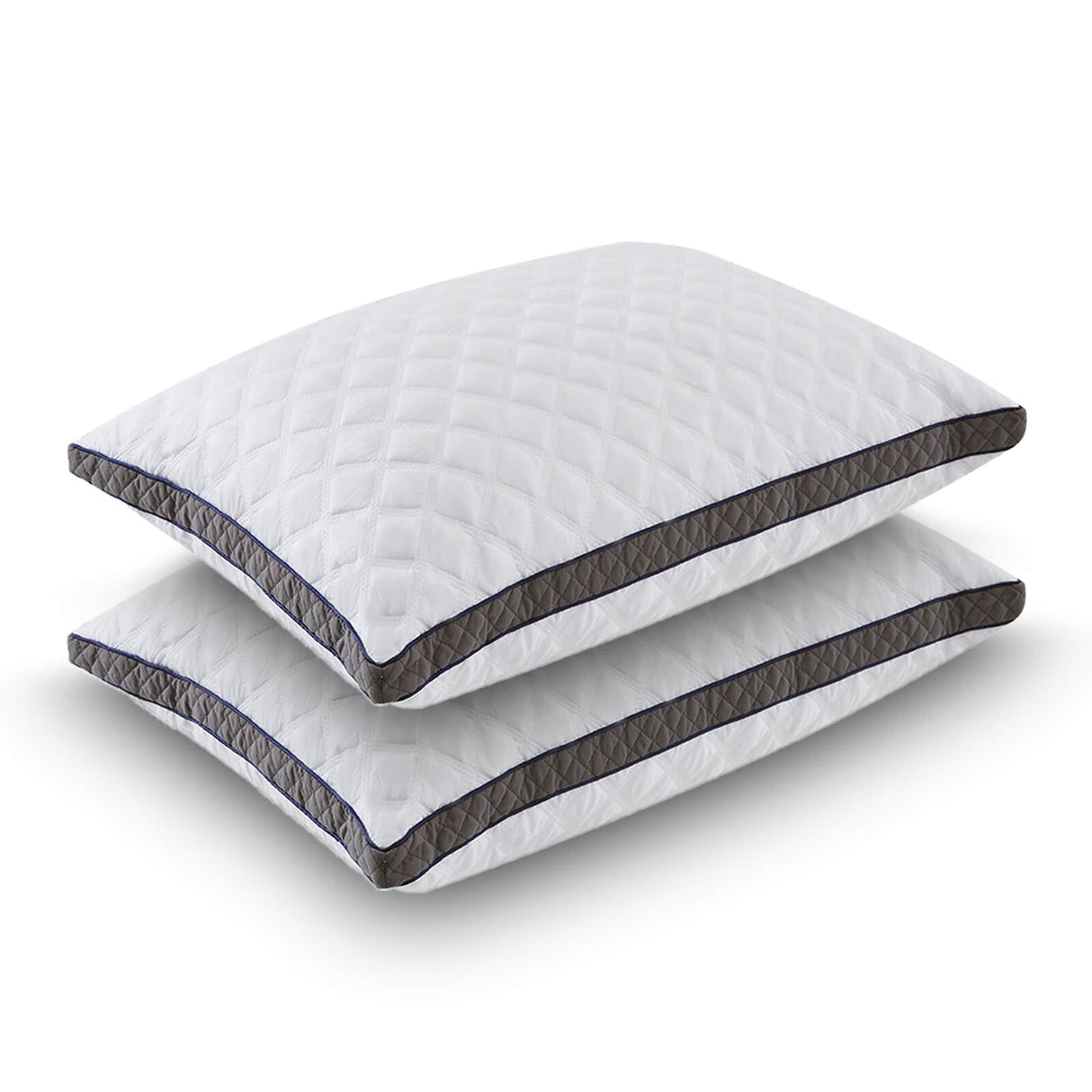 Rayon Derived from Bamboo Pillow Queen Size, Shredded Memory Foam Pillows for Sleeping