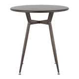 Clara Round Dinette Table, Dining Height Table