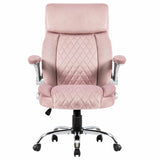 Ergonomic Home Office Desk Chair with Velvet Fabric - Swivel Executive Office Chair