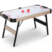 58in Folding Air Hockey Table Game Set w/LED Scoreboard