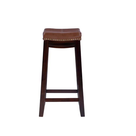 Cognac Backless Counter Stool