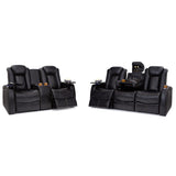 Leather Gel Home Theater Furniture | Living Room | Power Headrest, Power Recline (Sofa