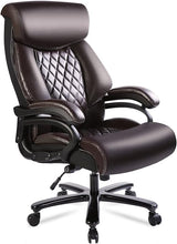 Office Chair 400lbs Height Adjustable Swivel Chair with Padded Flip-up Arms,