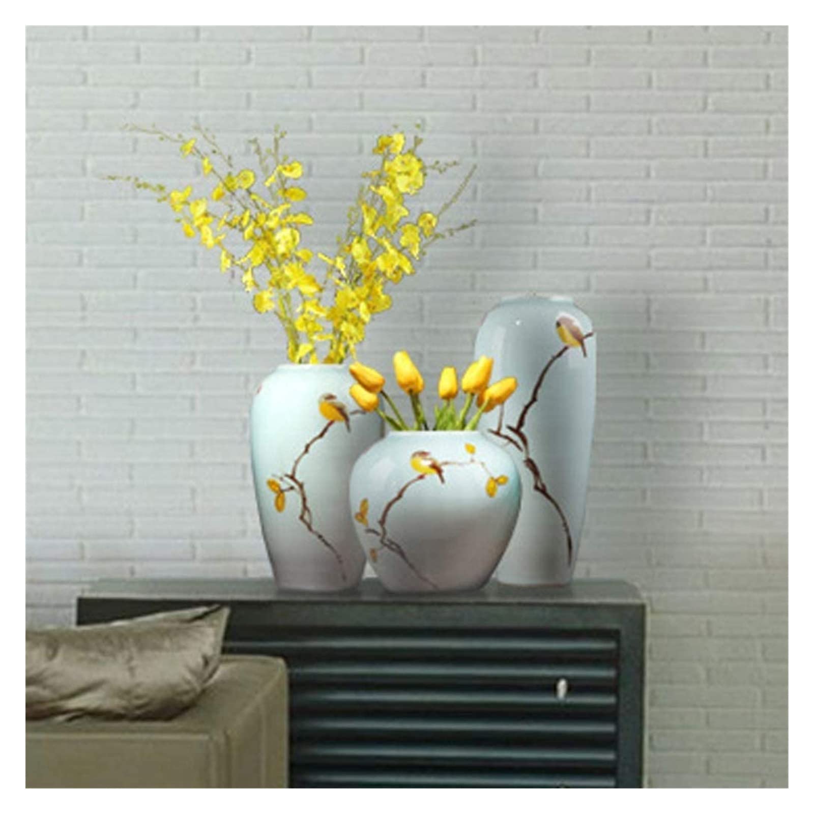 Sculpture Vase Vase Ceramic Jewelry Modern Chinese Dried Flower Flower Arrangement