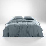 Luxury 100% Lyocell Eucalyptus Duvet Cover Set King Size, Tencel 3PC Vegan Bedding Set