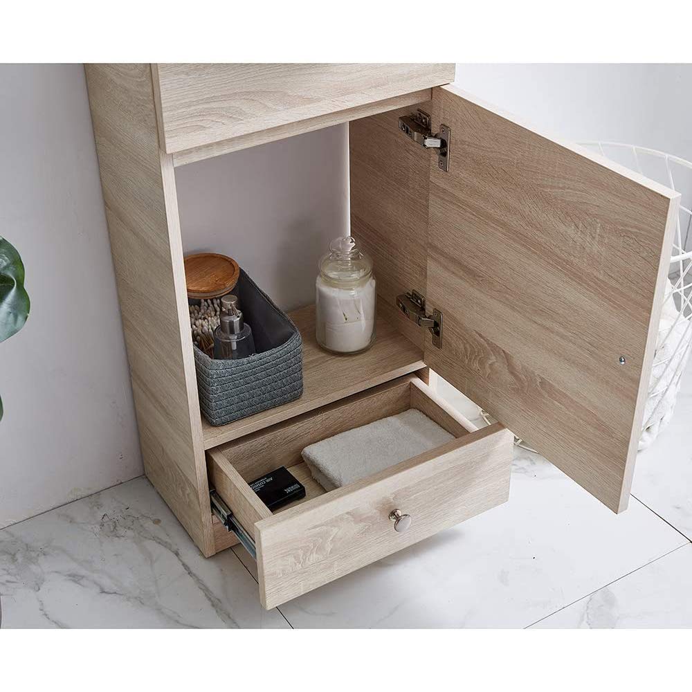18 Inch Bathroom Vanity with Sink, Small Bathroom Vanity Cabinet Combo