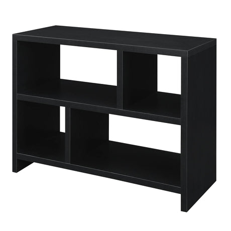 Northfield Console 3-Tier Bookcase, Black