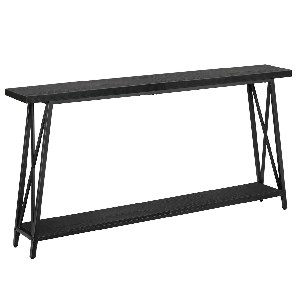 Console Table, 63" Industrial Entryway Table, Extra Long Sofa Table Behind Couch,