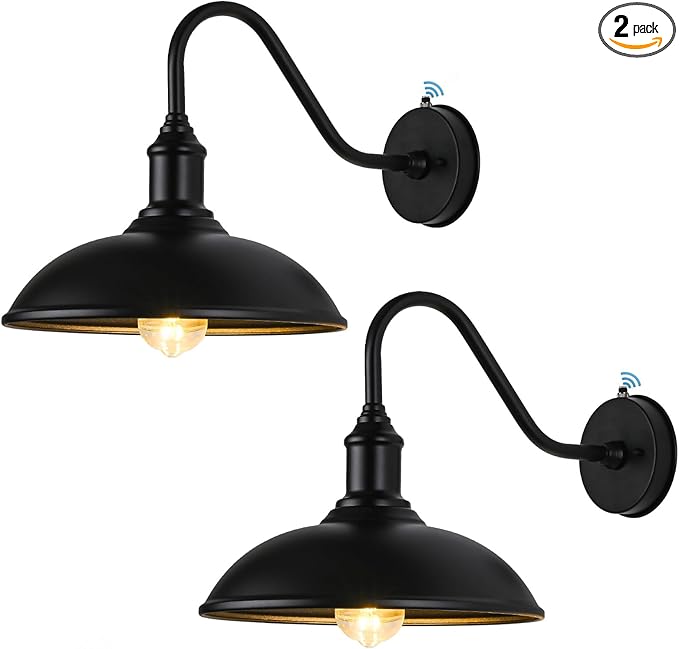 Outdoor Barn Light Fixtures - Dusk to Dawn Exterior Farmhouse Lighting for House