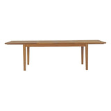EEI-2714-NAT Marina Premium Grade A Teak Wood Outdoor Patio Extendable