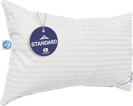 Luxury Down Pillows Standard Size Set of 2 - Family Made in New York - Cool Breathable