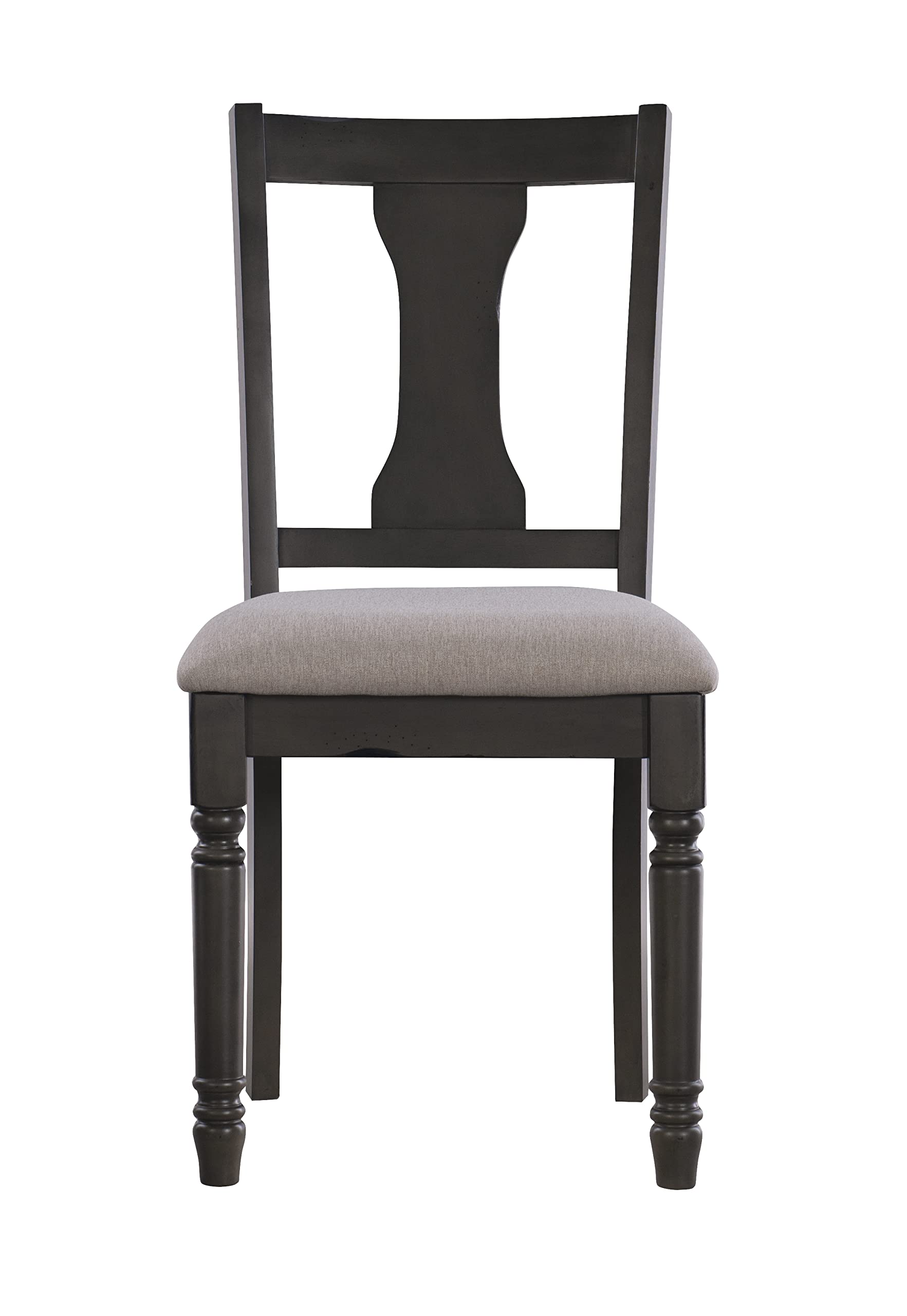 Top Willow Dining Set, Dark Grey & Smokey White