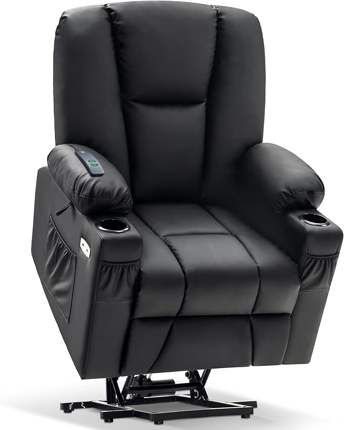 Power Lift Recliner Chair Sofa with Extended Footrest,3 Positions,Hand Remote Control