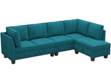 4 Seater Sectional Sofa with Reversible Chaise, L Shaped Sofa Sectional