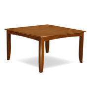 Parfait 9 Piece Set Includes a Square Dining Room Table with Butterfly Leaf
