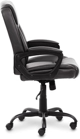 Classic Puresoft Padded Mid-Back Office Computer Desk Chair with Armrest