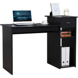 Home Office Computer Desk with Storage Drawer and Monitor Stand