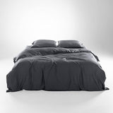 Luxury 100% Lyocell Eucalyptus Duvet Cover Set King Size, Tencel 3PC Vegan Bedding Set