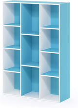 Luder Bookcase / Book / Storage , 11-Cube, White