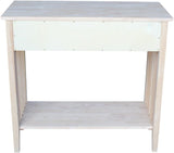 Mission Styled Server and Console Table, Unfinished