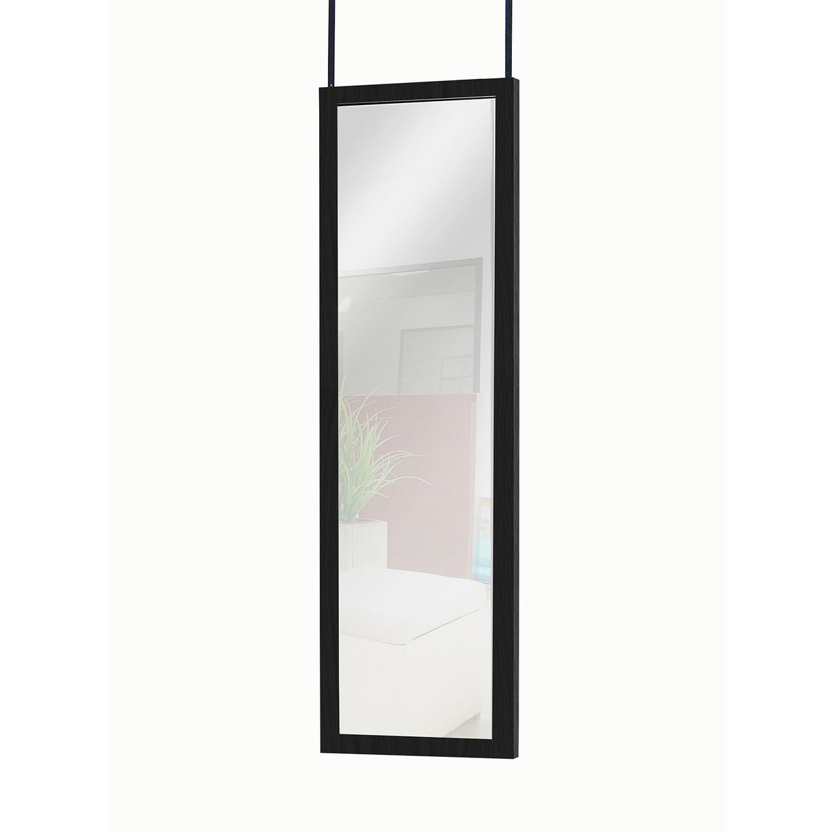 DM1448BLK Door Mirror, 13.7" x 48", Black