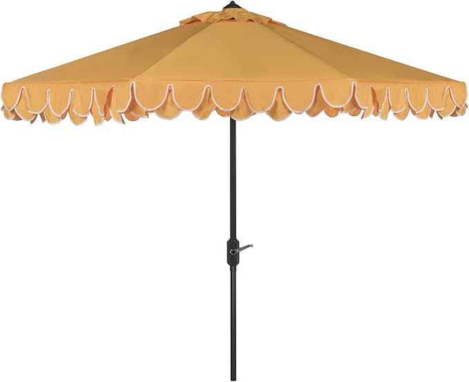 PAT8006A Outdoor Collection Elegant Valance Auto Tilt Umbrella
