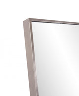 HomeRoots Sleek Brushed Brass Rectangular Full Length Standing Mirror