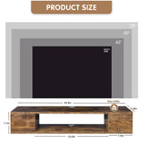 TV Stand, Wall Mounted Entertainment Center and Cabinet Shelf