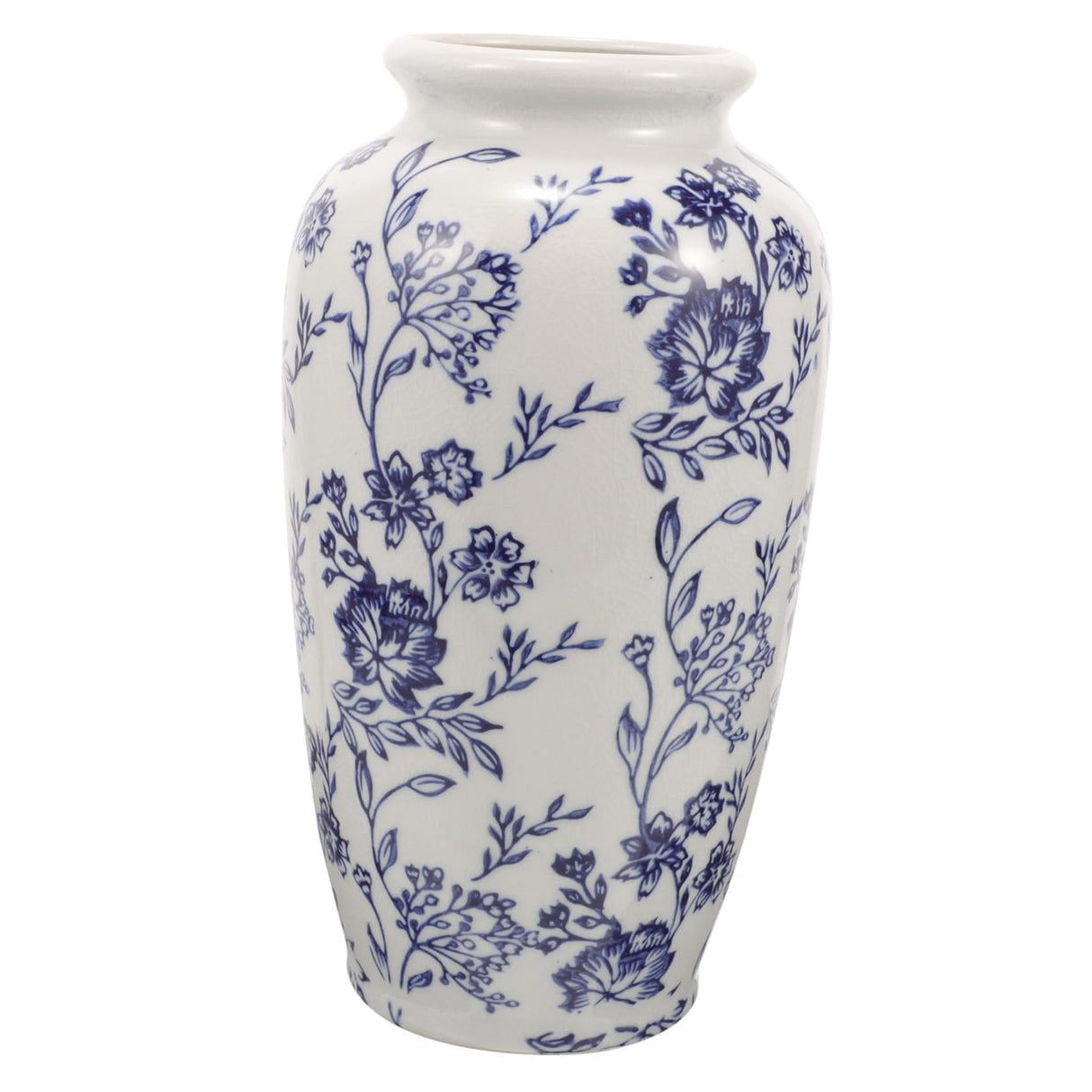 Blue and White Porcelain Vase Chinese Floral Vase Feng Shui Vase China Ceramic